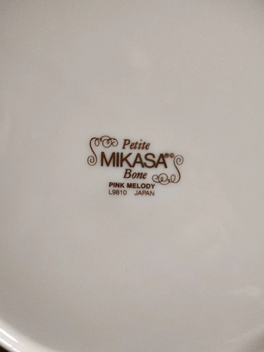 Mikasa Petite Bone PINK MELODY L9810 Dinner Plate 10 3/4